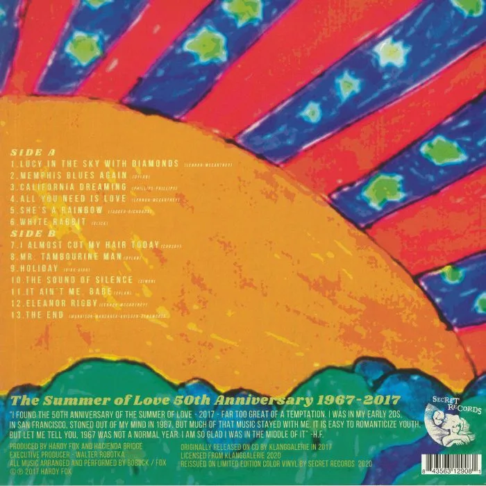 Back cover — BOBUCK — Nineteen Sixty Seven