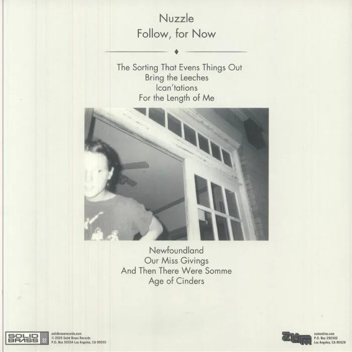 Back cover — NUZZLE — Follow For Now (30th Anniversary Edition)