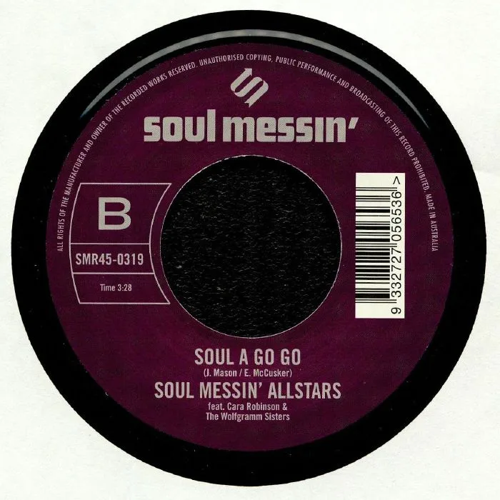 Back cover — SOUL MESSIN' ALLSTARS — Soul A Go Go