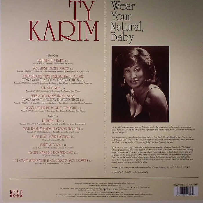 Back cover — Ty KARIM — Wear Your Natural Baby