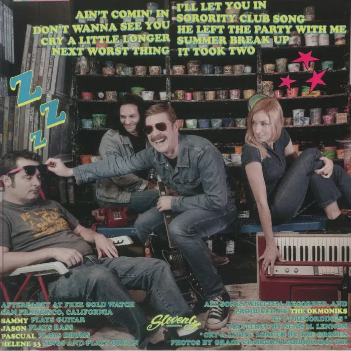 Back cover — The OKMONIKS — Afterparty Fever!!!