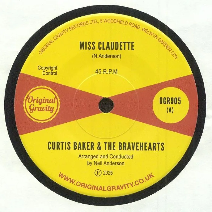Curtis BAKER & THE BRAVEHEARTS — Miss Claudette