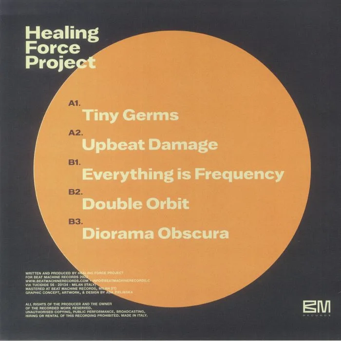 Back cover — HEALING FORCE PROJECT — Drifted Entities Vol 1