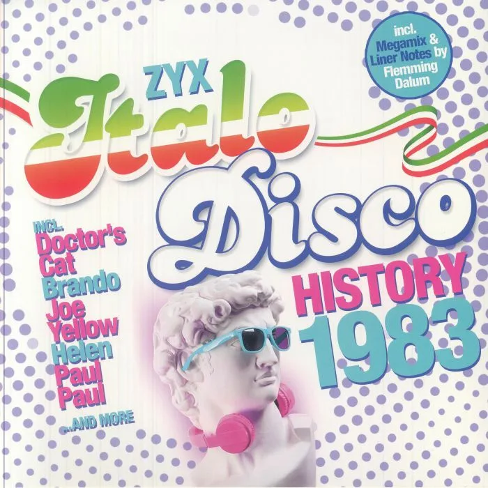 Лицевая сторона обложки — DOCTOR'S CAT / STYLOO / JOE YELLOW / HYPNOSIS — Zyx Italo Disco History: 1983
