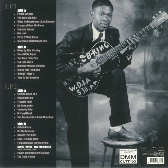 Back cover — BB KING — Signature Collection (remastered)