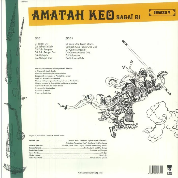 Обратная сторона обложки — Amatah KEO — Sabai Di