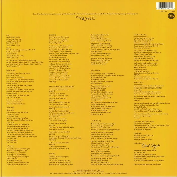 Обратная сторона обложки — Kathy McCORD — Kathy McCord (reissue)