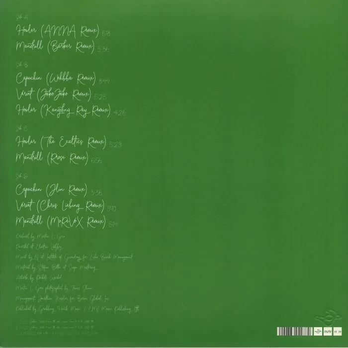 Back cover — Martin GORE — The Third Chimpanzee Remixed
