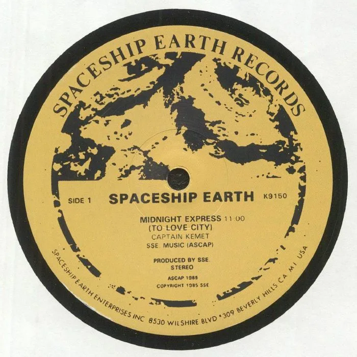 Лицевая сторона обложки — SPACESHIP EARTH — Midnight Express (To Love City)