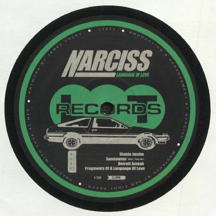 Лицевая сторона обложки — NARCISS — Language Of Love EP