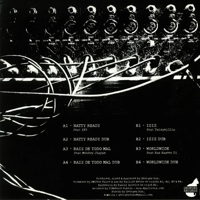 Back cover — GEORGES DUB — Alongside Sessions Part 1