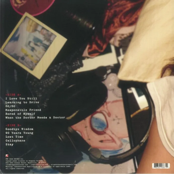 Back cover — ELIZABETH & THE CATAPULT — Responsible Friend