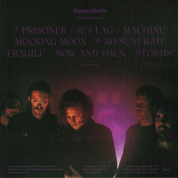 Back cover — DANGERFIELDS — Echoes & Pulses