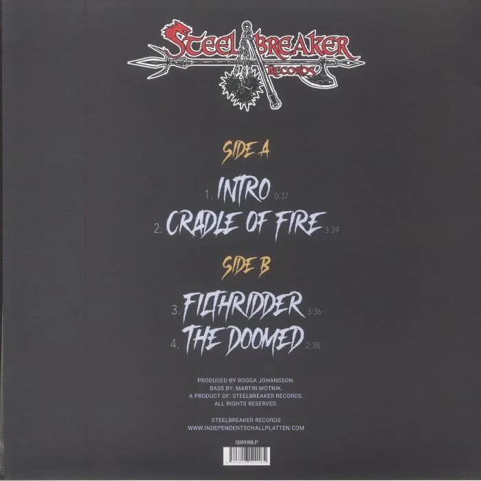 Обратная сторона обложки — The HAMMER — Cradle Of Fire