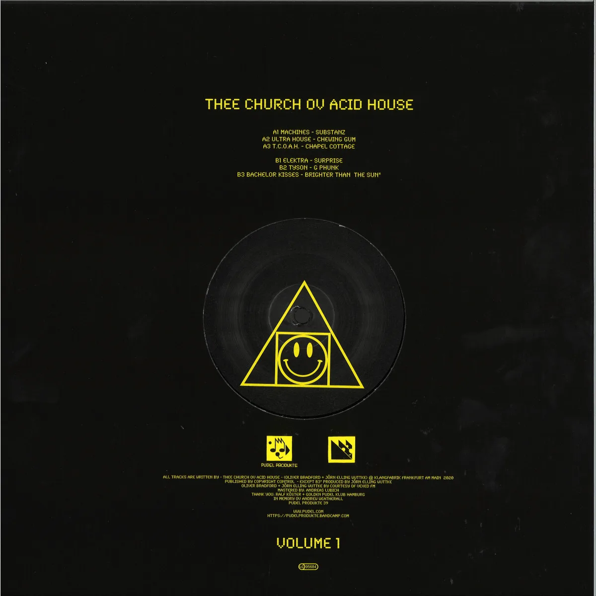 Обратная сторона обложки — Various — Thee Church Ov Acid House - Volume 1