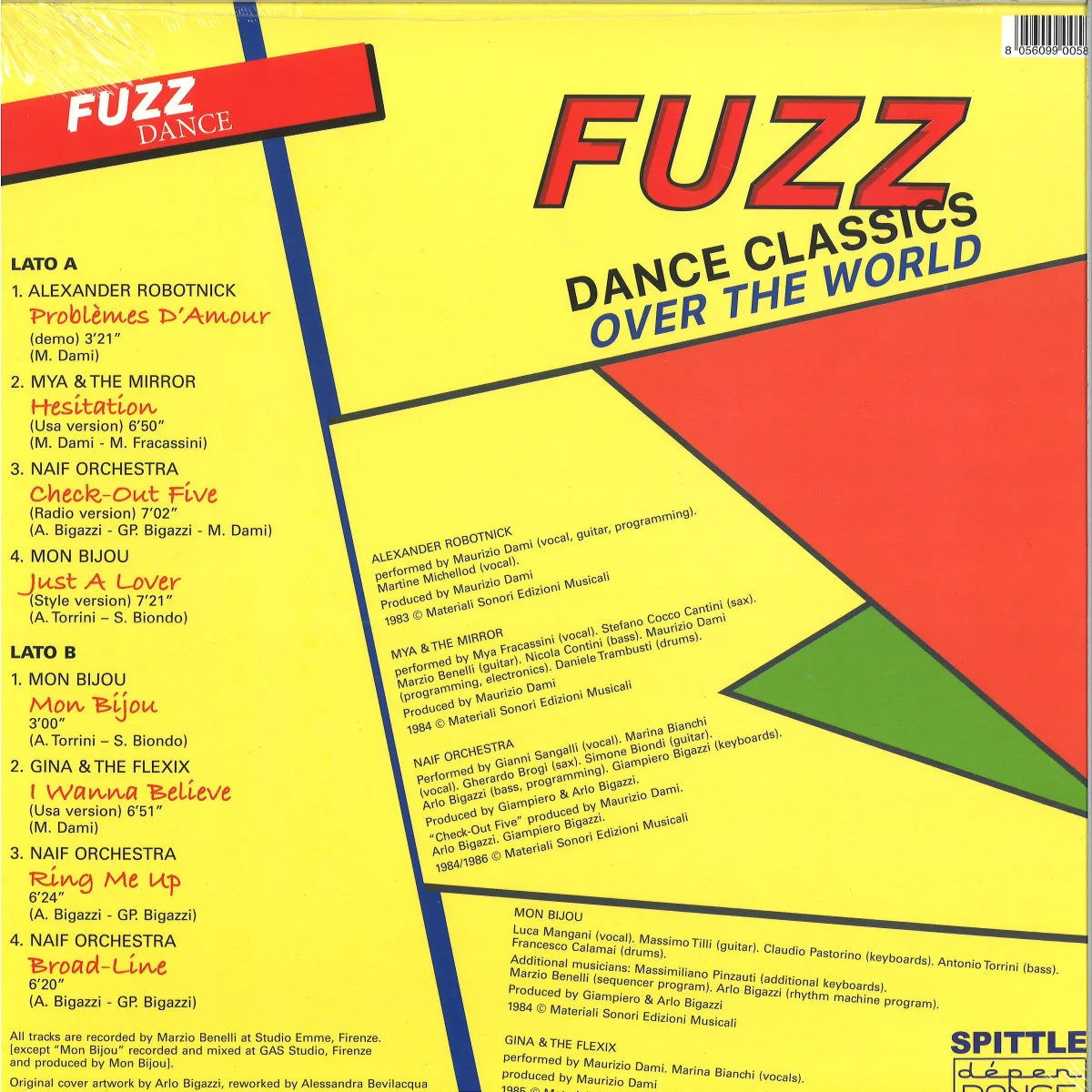 Back cover — Various — Fuzz Dance Classics Over The World