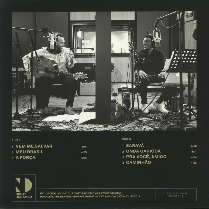 Обратная сторона обложки — SEU JORGE / ROGE — Night Dreamer Direct To Disc Sessions