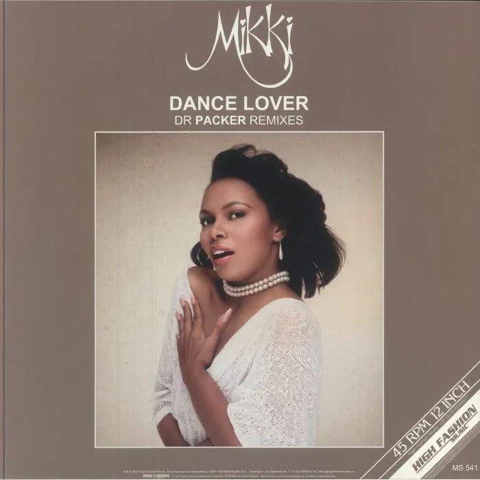 Обратная сторона обложки — MIKKI — Dance Lover (Dr Packer remixes)