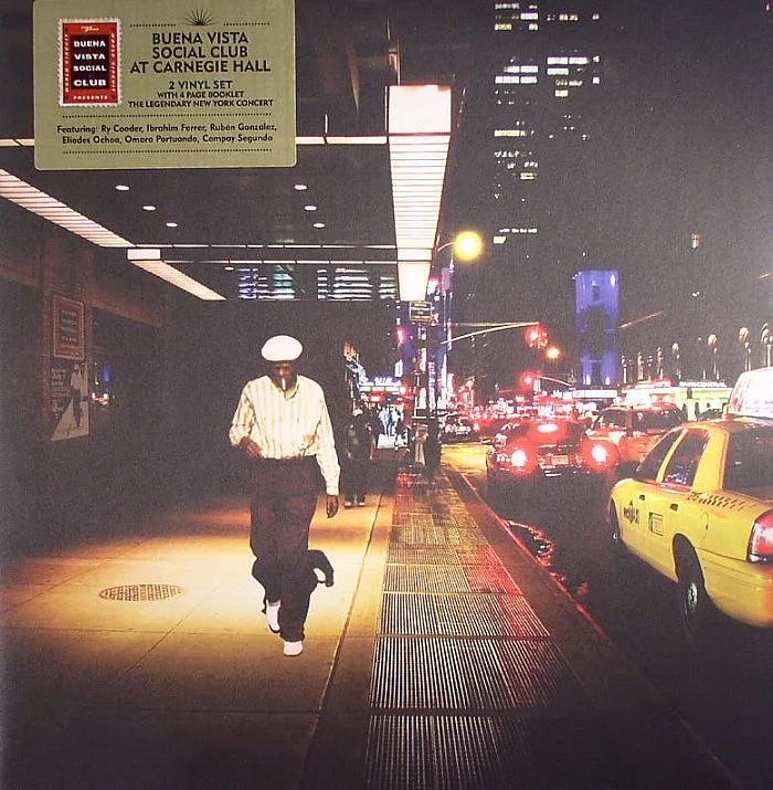 Лицевая сторона обложки — BUENA VISTA SOCIAL CLUB — Buena Vista Social Club At Carnegie Hall