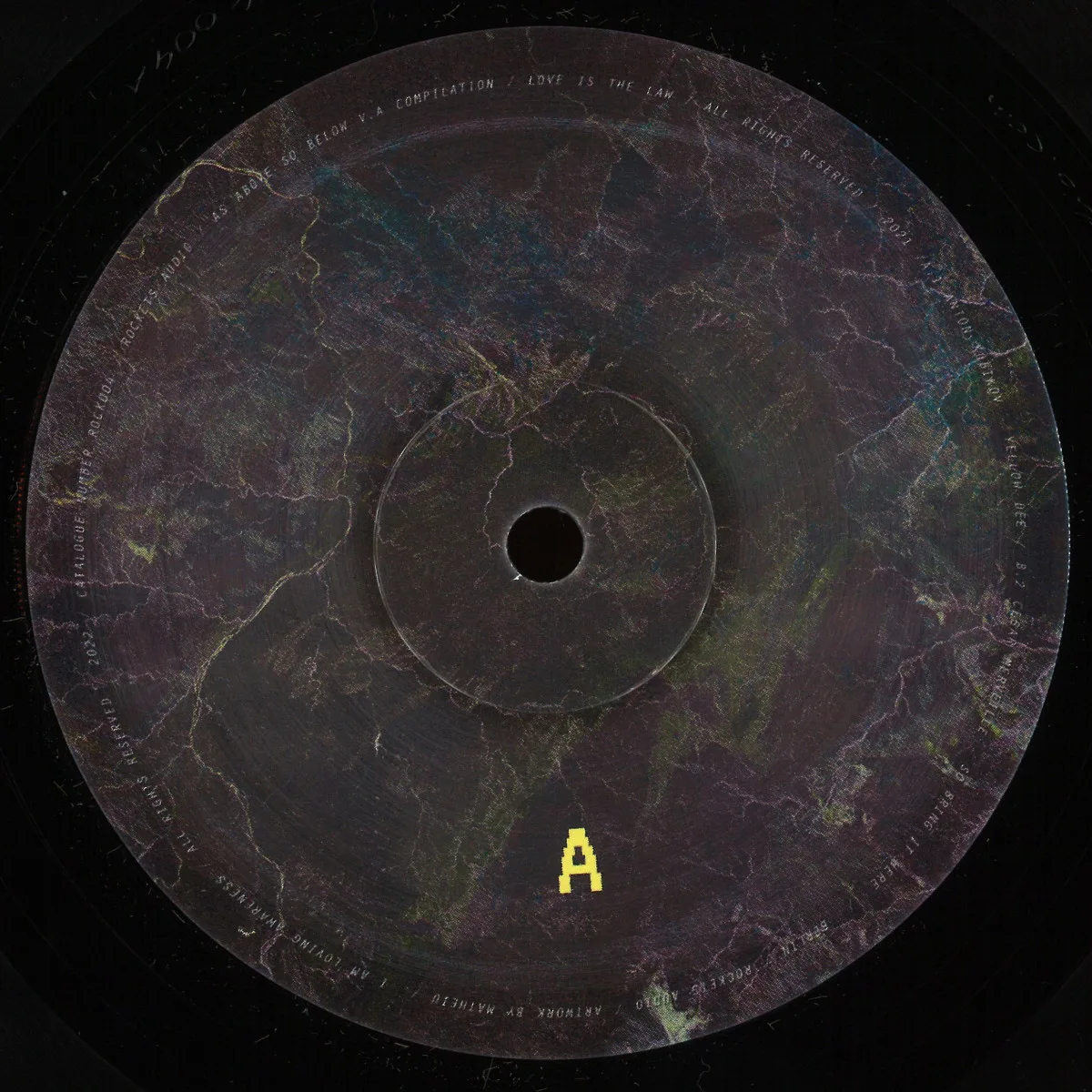 Лицевая сторона обложки — Various — As Above So Below Compilation Part 1