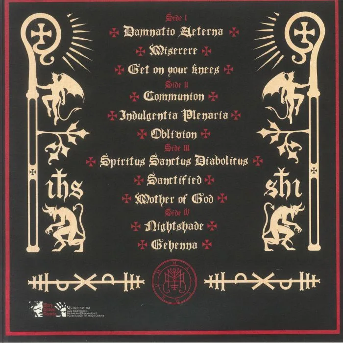 Back cover — DEATHLESS LEGACY — Damnatio Aeterna
