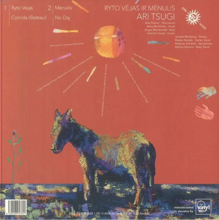 Back cover — Ari TSUGI — Ryto Vejas Ir Menulis