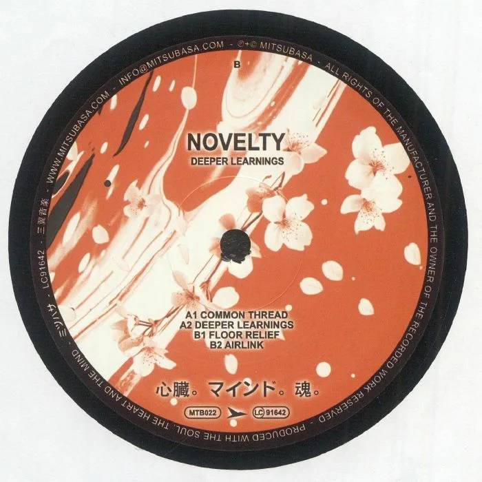 Обратная сторона обложки — NOVELTY — Deeper Learnings EP