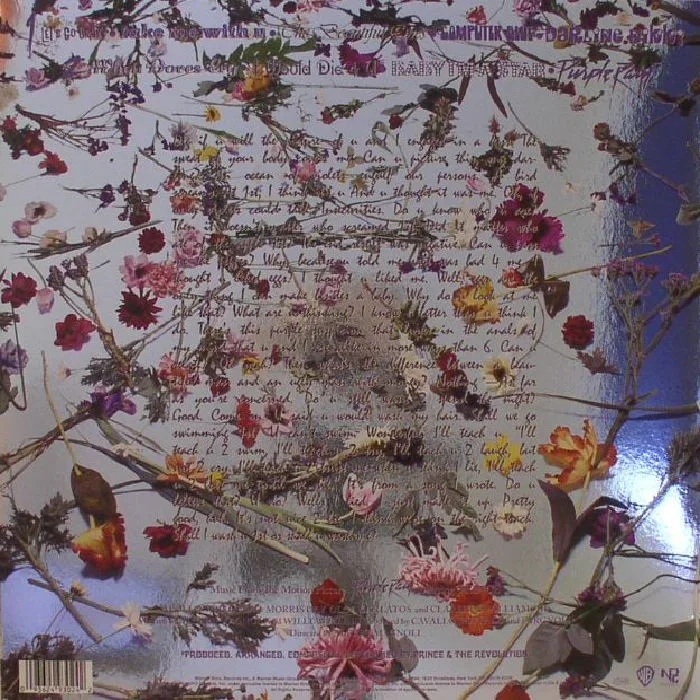 Back cover — PRINCE & THE REVOLUTION — Purple Rain (remastered)