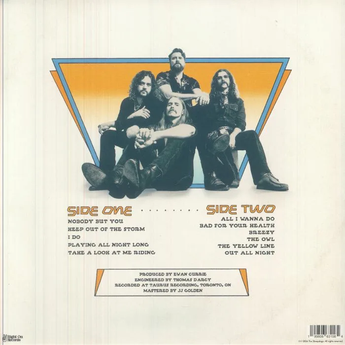 Back cover — The SHEEPDOGS — Keep Out Of The Storm