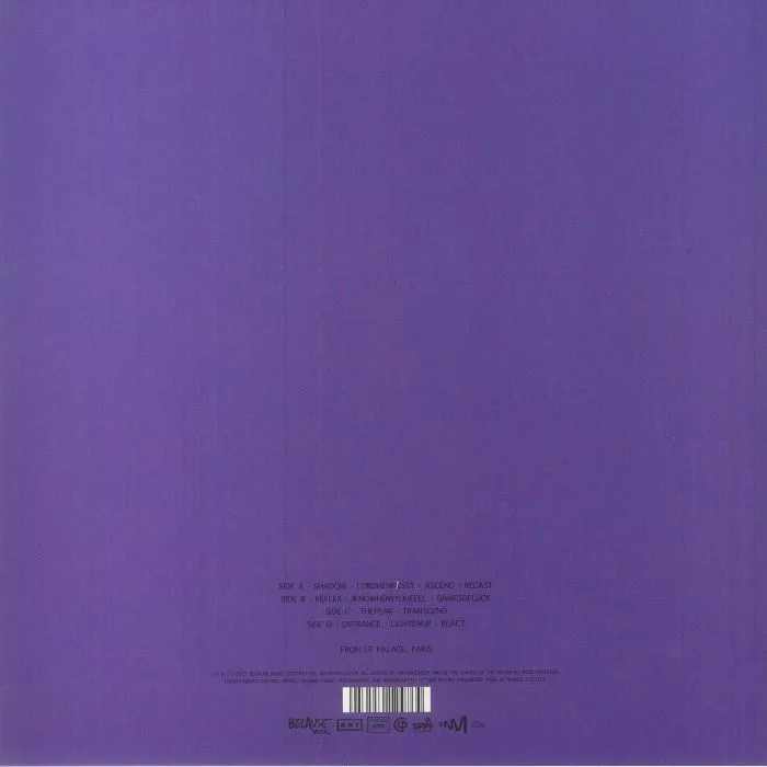 Back cover — PARCELS — Live Vol 2