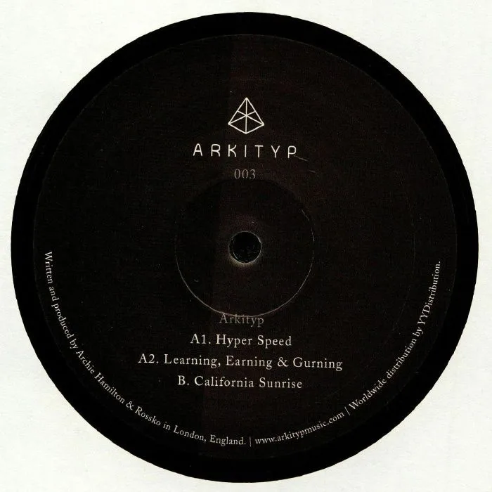 Front cover — ARKITYP — Pyramids Of Geezer EP