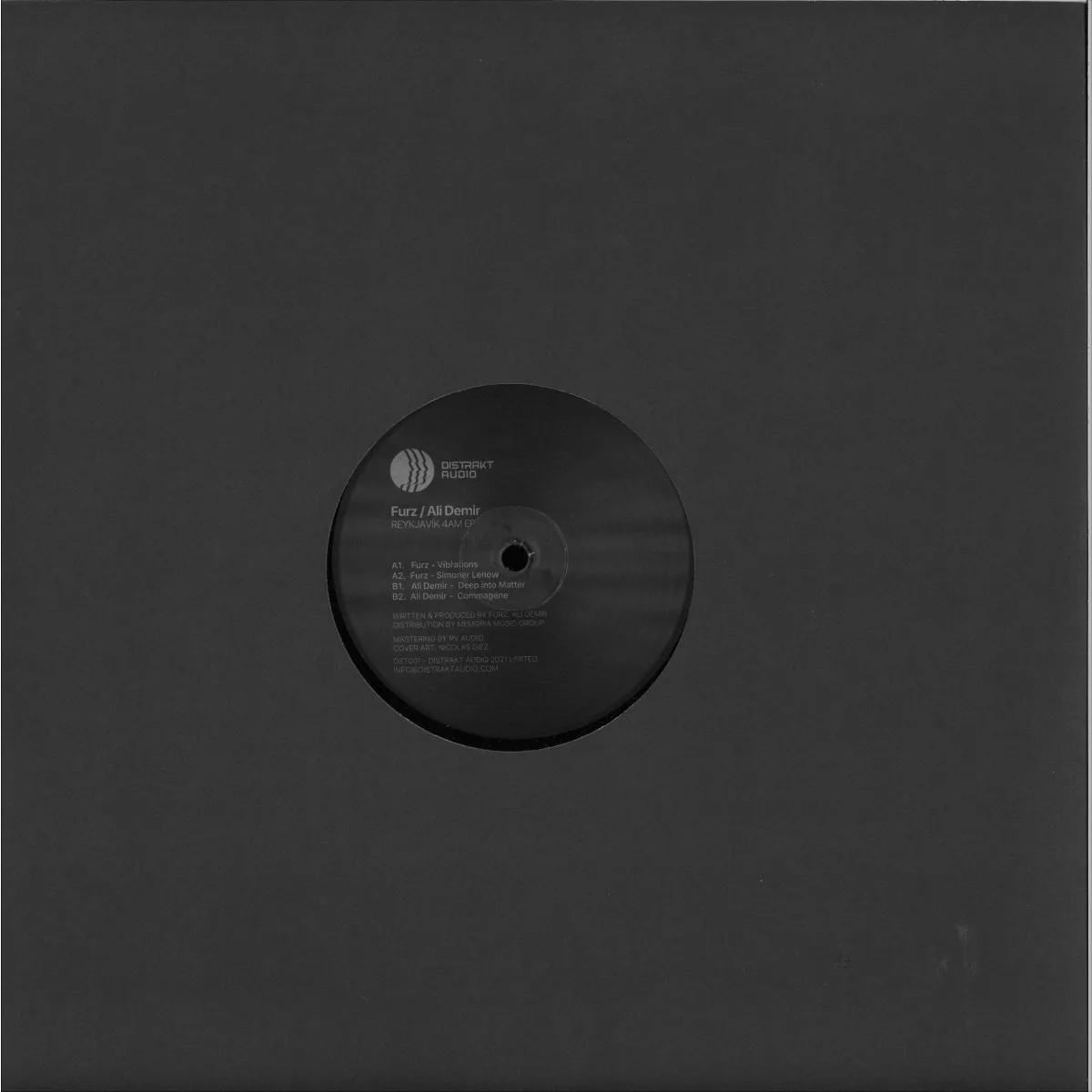 Back cover — Furz/Ali Demir — Reykjavík 4am