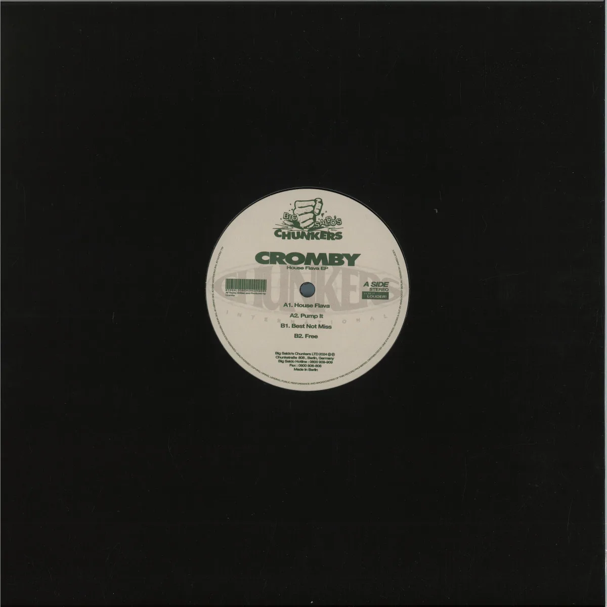 Back cover — Cromby — House Flava EP