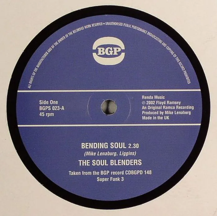 Front cover — The SOUL BLENDERS — Bending Soul