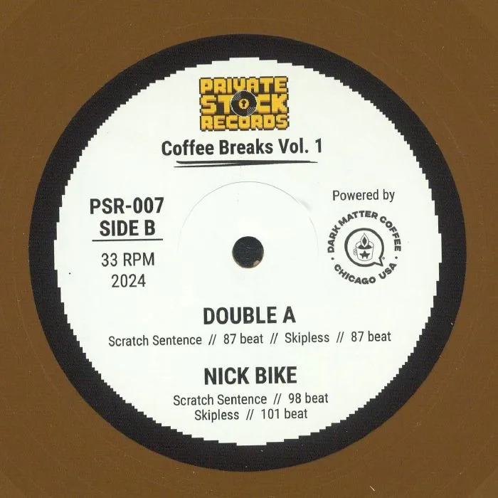 Обратная сторона обложки — BIG ONCE / CUTSO / DOUBLE A / NICK BIKE — Coffee Breaks Vol 1
