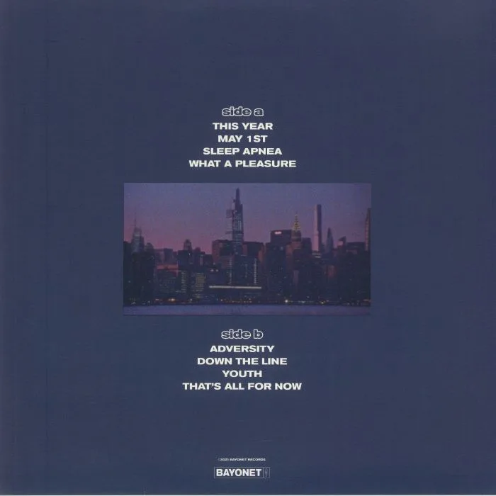 Back cover — BEACH FOSSILS — The Other Side Of Life: Piano Ballads