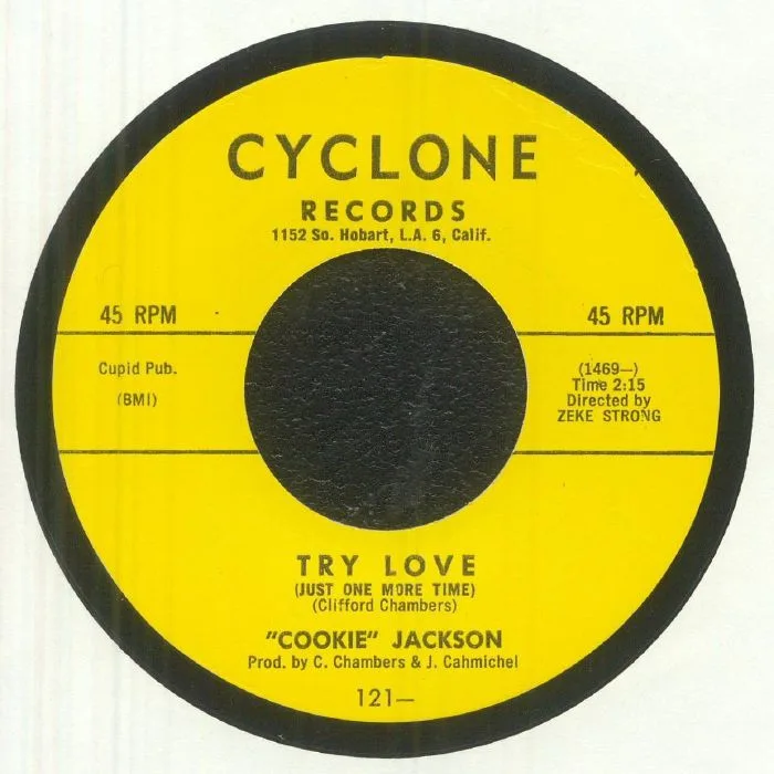 Лицевая сторона обложки — Cookie JACKSON — Try Love (Just One More Time) (reissue)