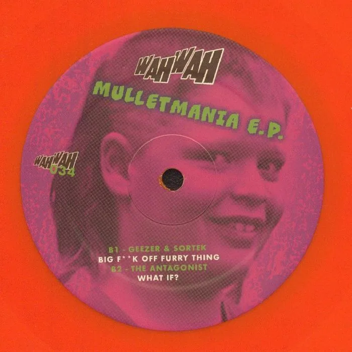 Back cover — BRENTUS MAXIMUS / GEEZER / SORTEK / THE ANTAGONIST — Mulletmania EP