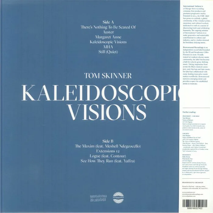 Back cover — Tom SKINNER — Kaleidoscopic Visions
