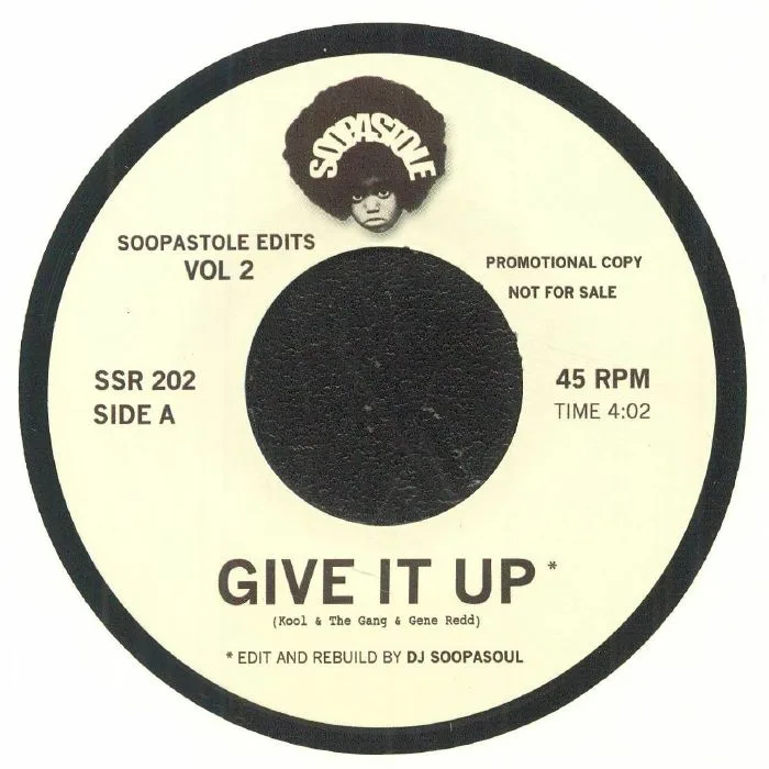Front cover — DJ SOOPASOUL / KOOL & THE GANG / ARETHA FRANKLIN — Soopastole Edits Vol 2 (reissue)
