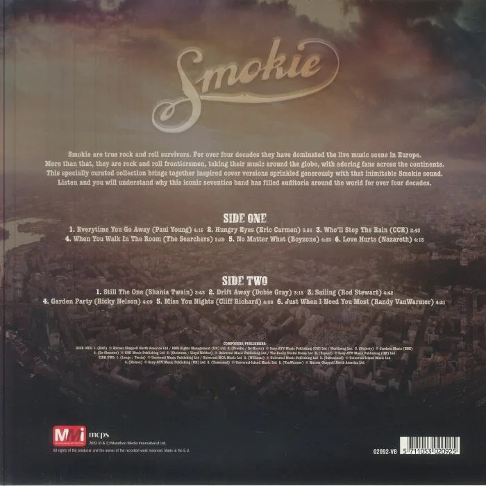 Back cover — SMOKIE — Discover What We Covered (reissue)