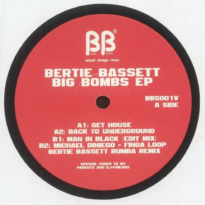 Front cover — Bertie BASSETT / MICHAEL DINIEGO — Big Bombs EP