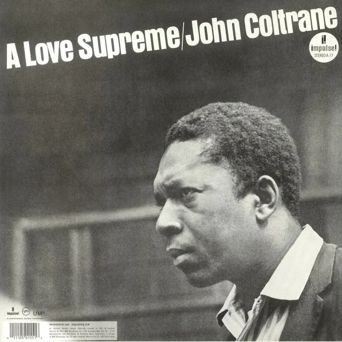 Обратная сторона обложки — John COLTRANE — A Love Supreme (reissue)