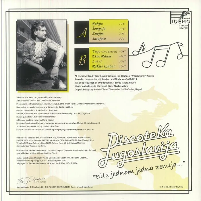 Back cover — LOVSKI — Discoteka Jugoslavija