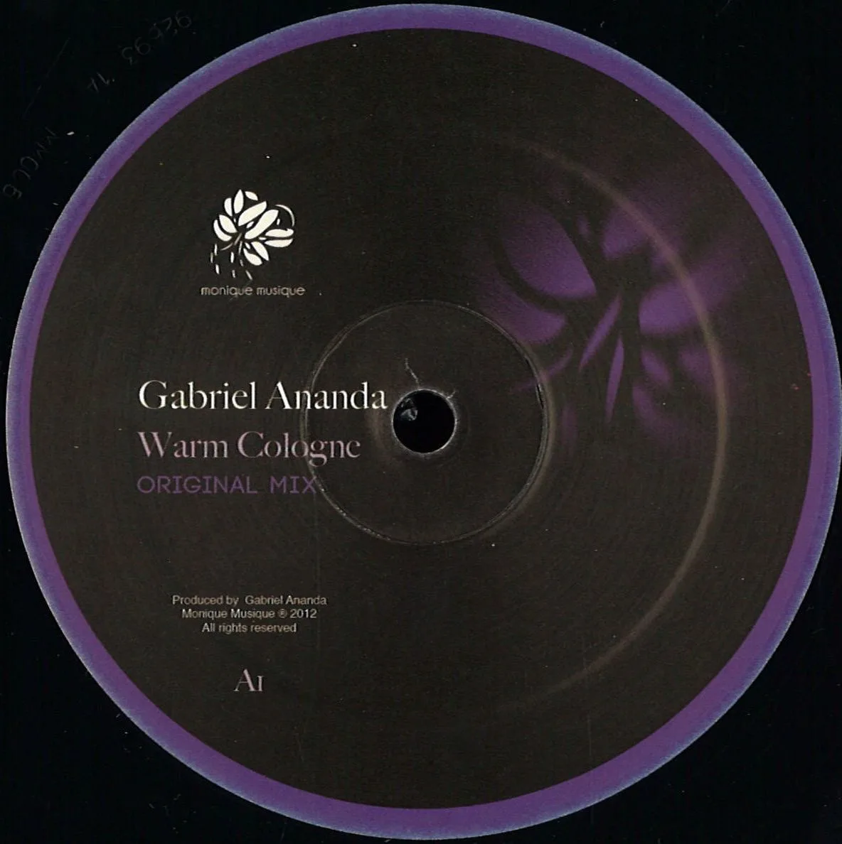 Лицевая сторона обложки — Gabriel Ananda — Warm Cologne Ep