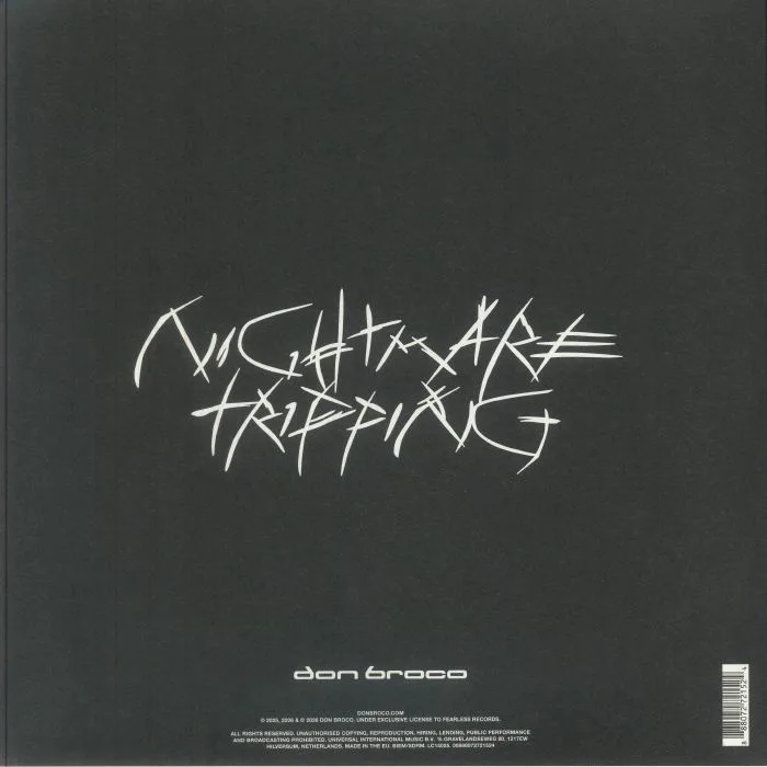 Back cover — DON BROCO — Nightmare Tripping