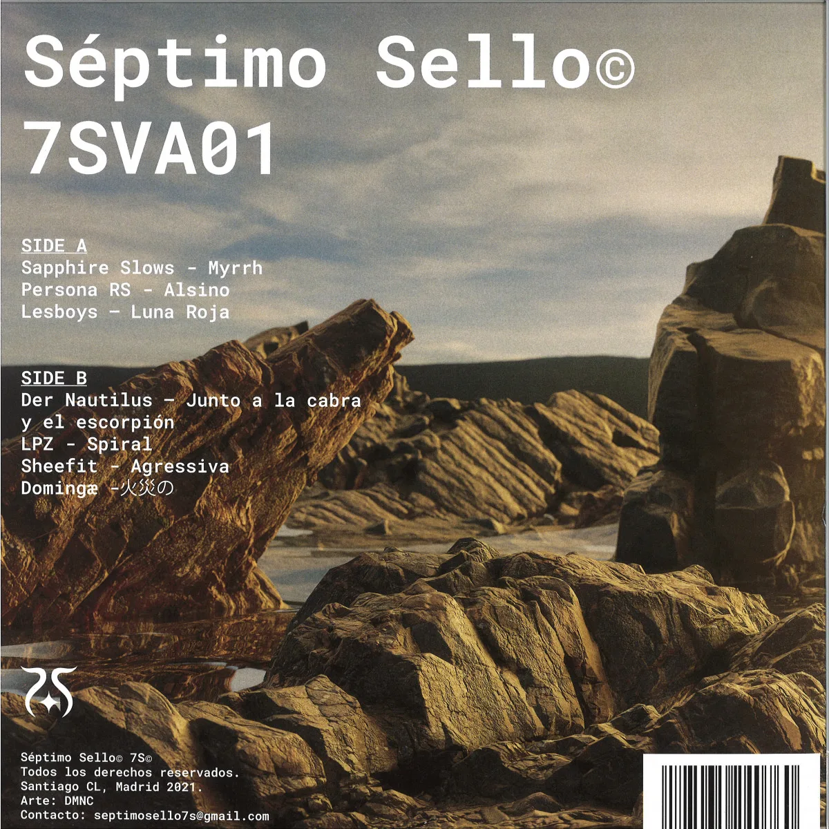 Back cover — Various — Séptimo Sello VA 01