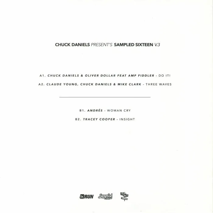 Обратная сторона обложки — Chuck DANIELS / OLIVER DOLLAR / CLAUDE YOUNG / MIKE CLARK / ANDRES / TRACEY COOPER — Chuck Daniels Presents Sampled Sixteen Vol 3