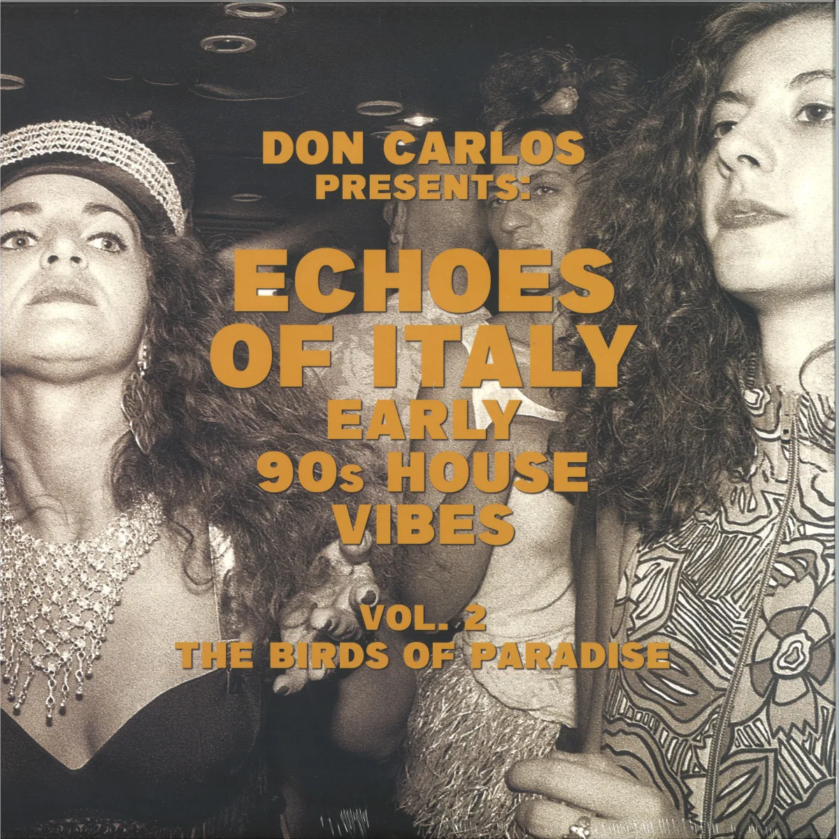 Front cover — Various — ECHOES OF ITALY – THE BIRDS OF PARADISE – EARLY 90S HOUSE VIBES VOL.2 (2x12")