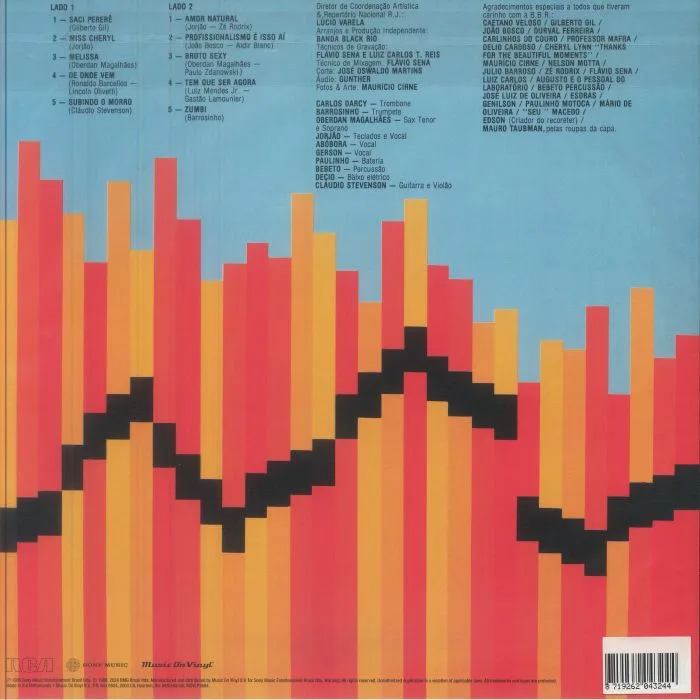 Back cover — BANDA BLACK RIO — Saci Perere